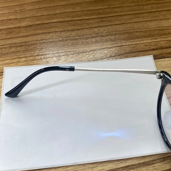 Nordstrom Black Round Sunglasses Blue Light Filtering - Picture 7 of 11